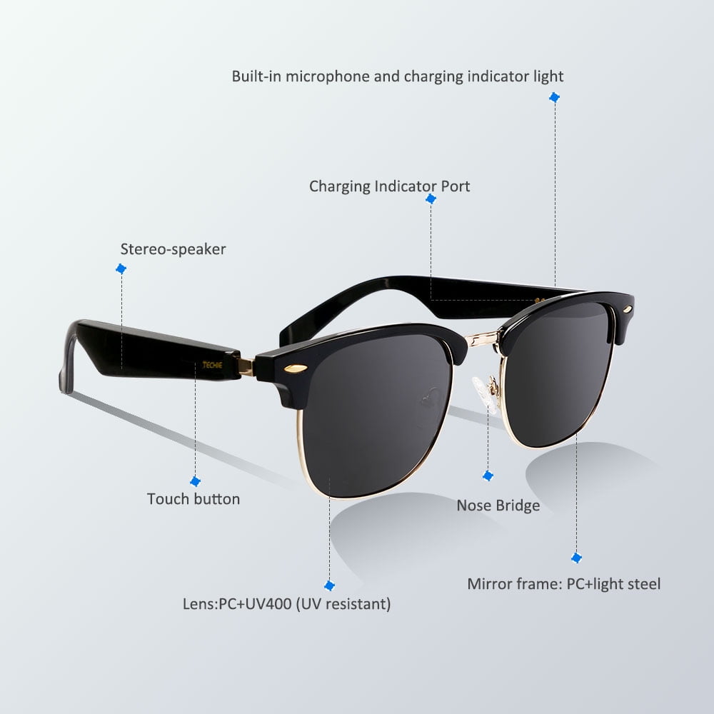 Revolutionary AI Smart Glasses: Bluetooth-Enabled, Polarized Sunglasses with 4-Hour Battery Life, Voice Assistant, and Touch Control for Ultimate Outdoor Experience