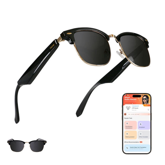 Revolutionary AI Smart Glasses: Bluetooth-Enabled, Polarized Sunglasses with 4-Hour Battery Life, Voice Assistant, and Touch Control for Ultimate Outdoor Experience